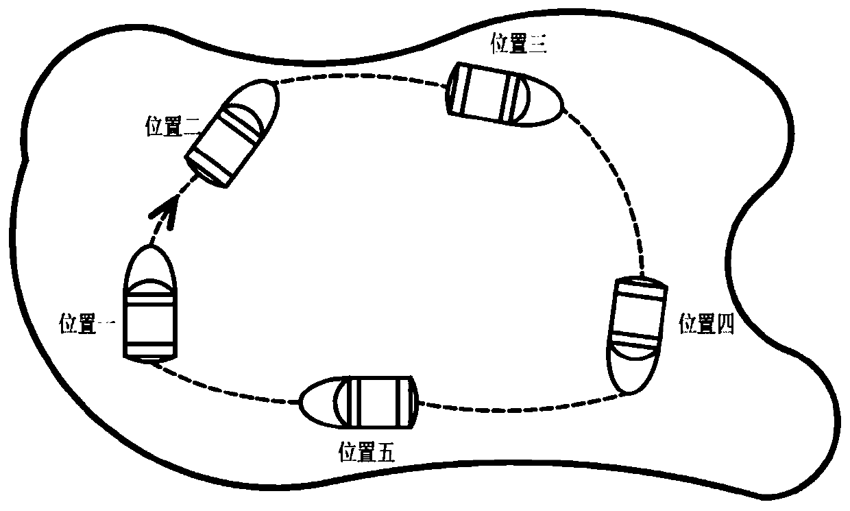 Beidou positioning-based intelligent water quality detecting robot