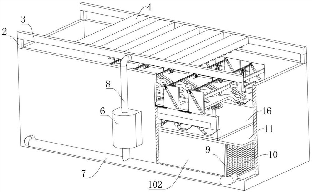 Part cleaning device for production and machining of steering column connecting piece