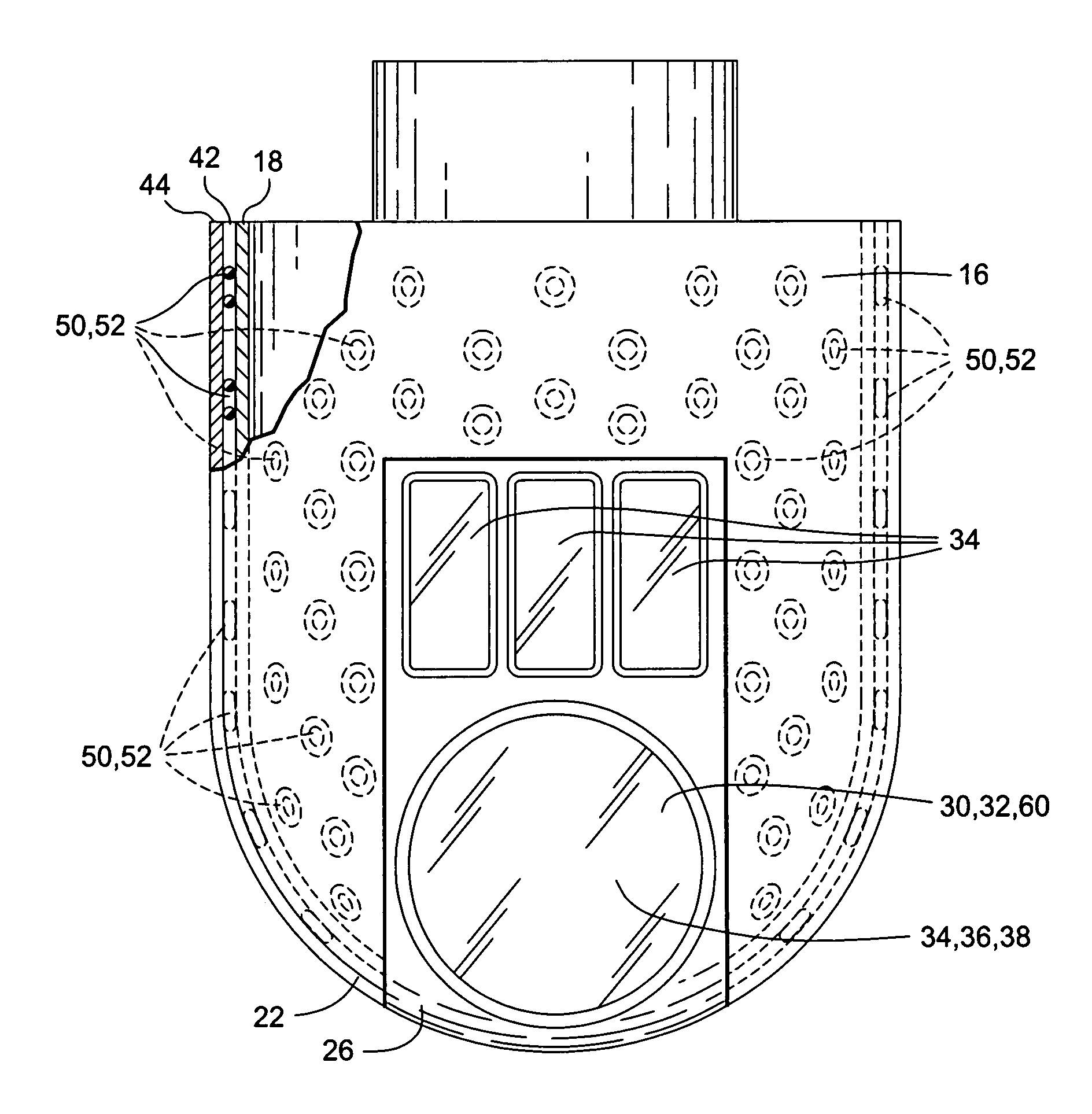 Atmospheric turbulence isolation system and method