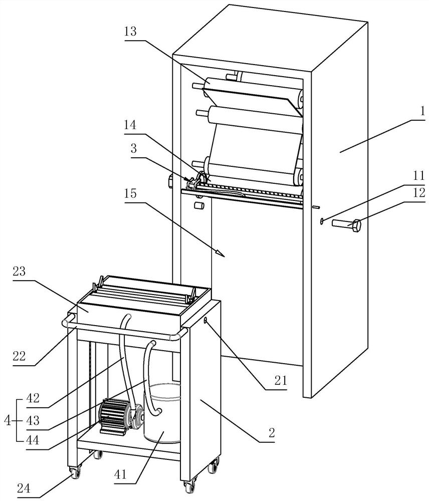 A water-based chromatographic resin anodized aluminum production line and its production process