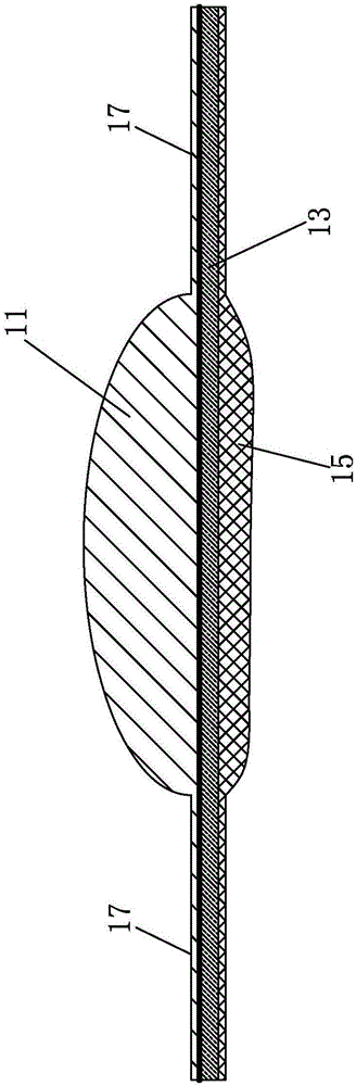 Non-woven fabric coil with printed patterns