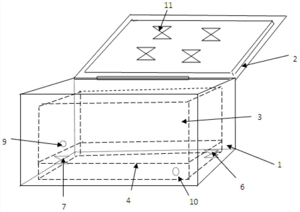 A fresh-keeping storage and transportation device for aquatic products