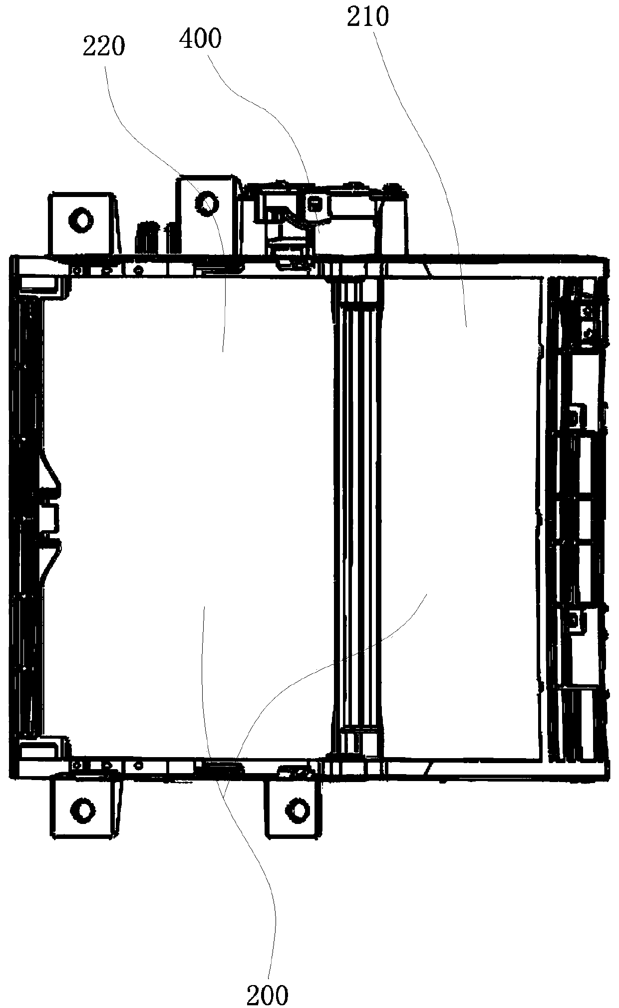 Vehicle-mounted head-up displayer cover plate assembly and testing device and testing method of assembly