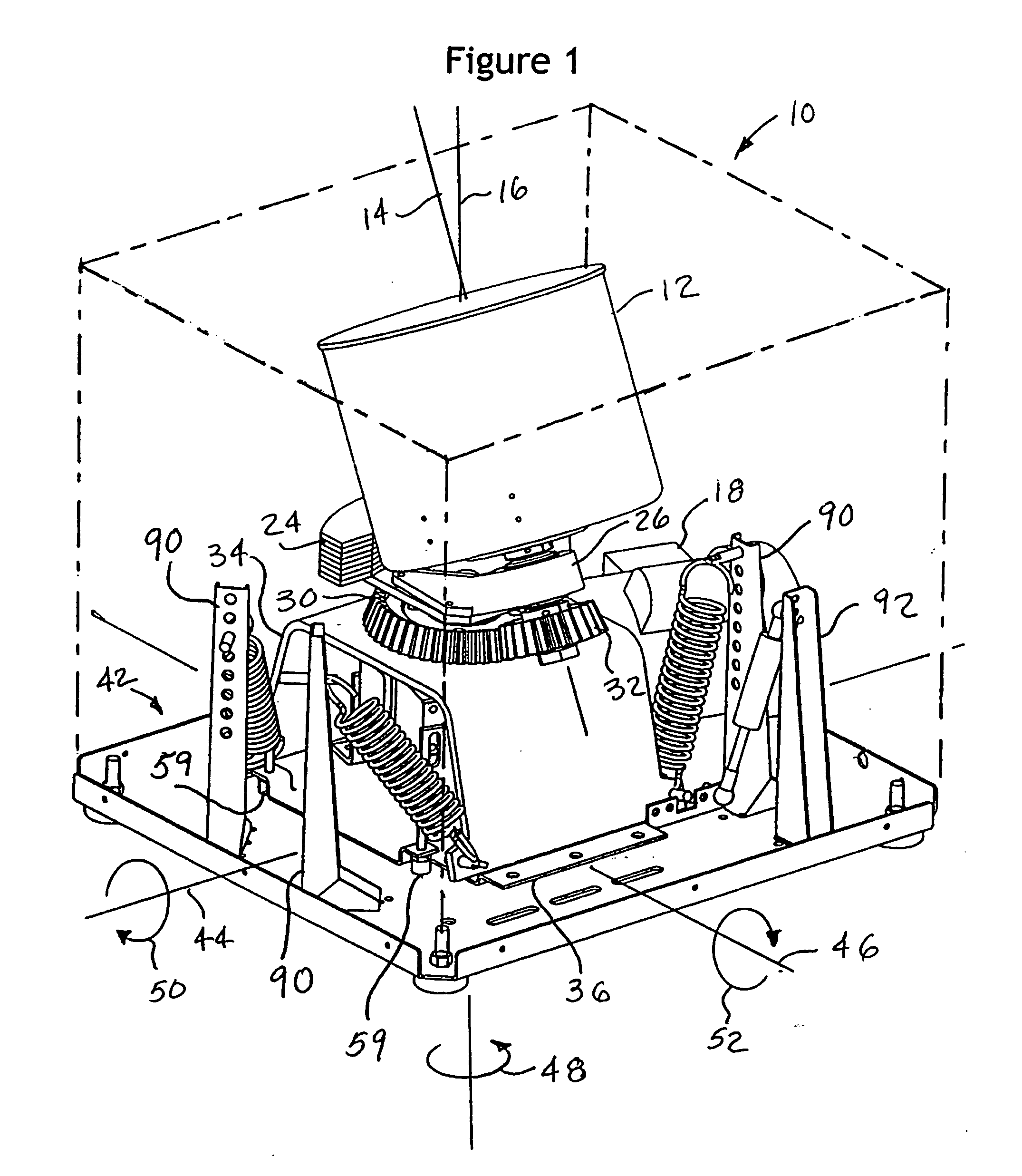 Mixer suspension