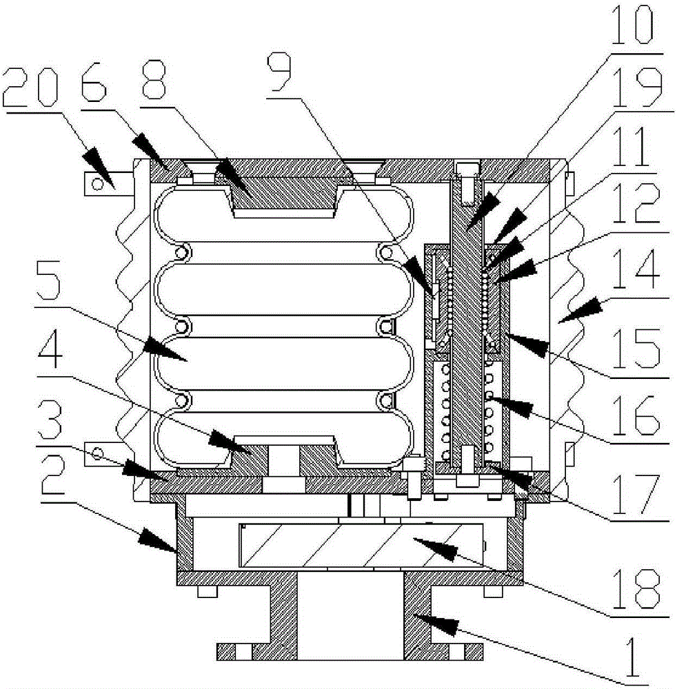 Force-controlled flange for polishing operation of industrial robot and polishing method