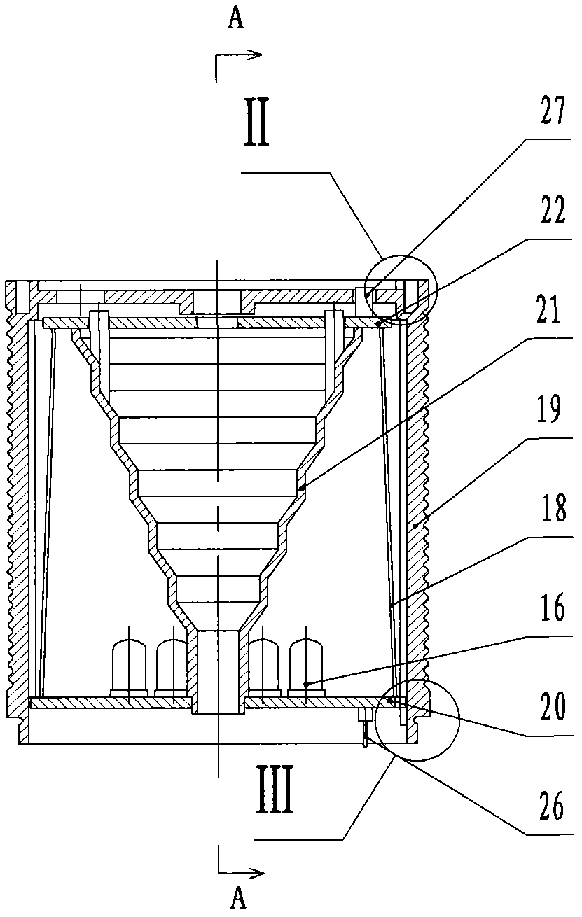 Caution light device for numerical control machine