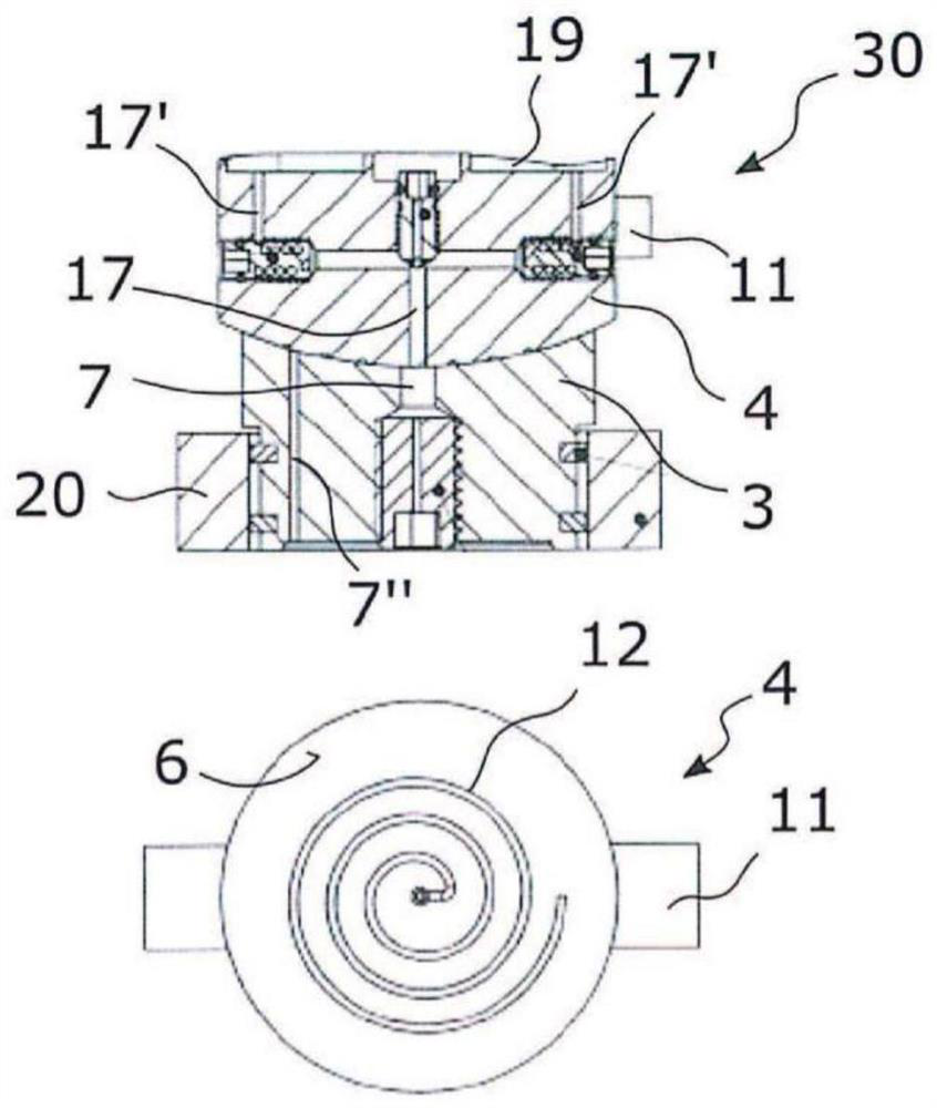 Bearing arrangement with self-adjusting force elements which are resistant to malfunctioning