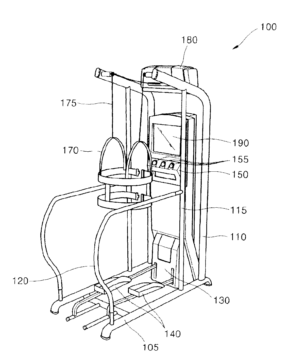 Gait trainer providing exercise prescription