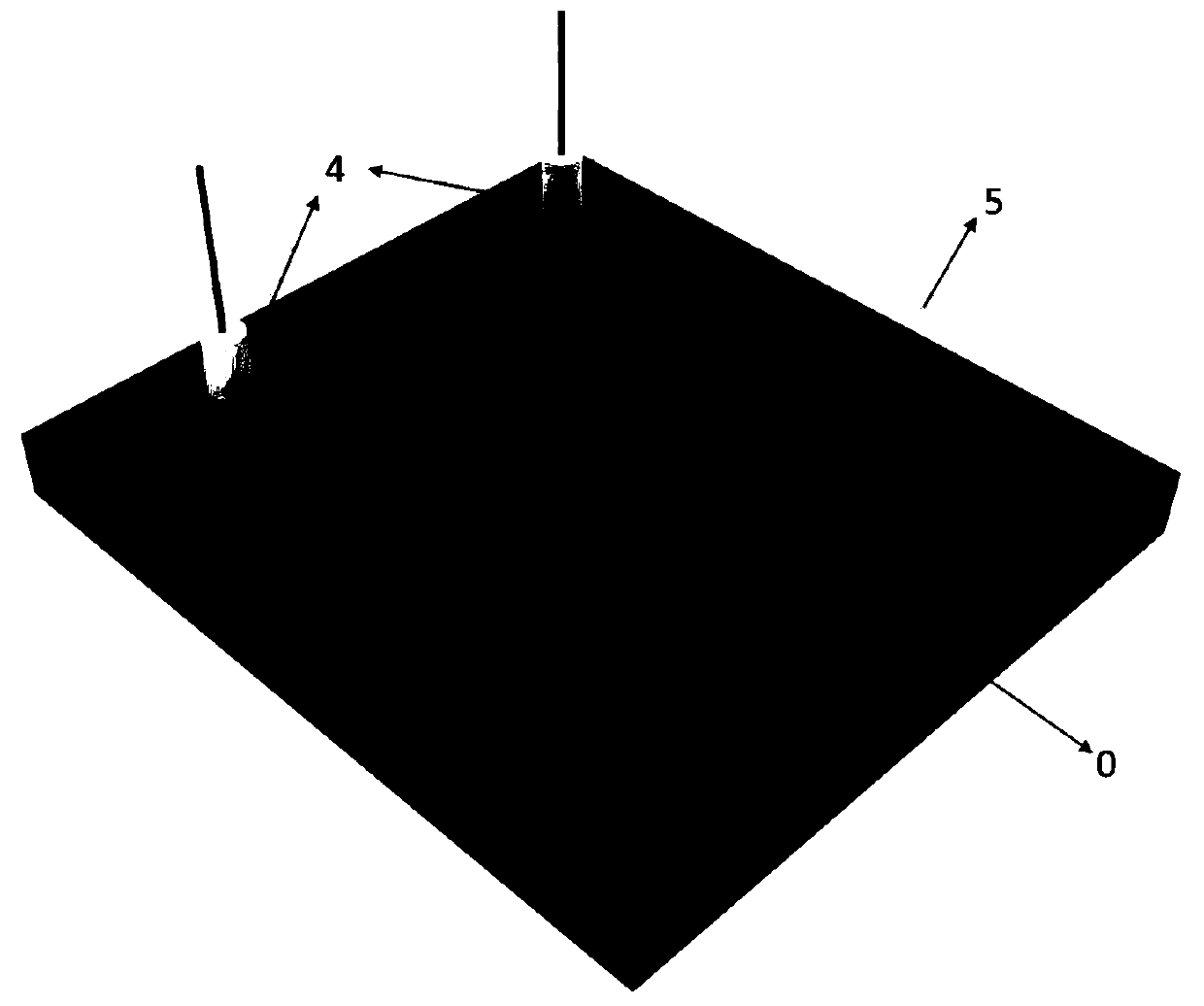 Interface memristor based on nanofluid and preparation and application of interface memristor