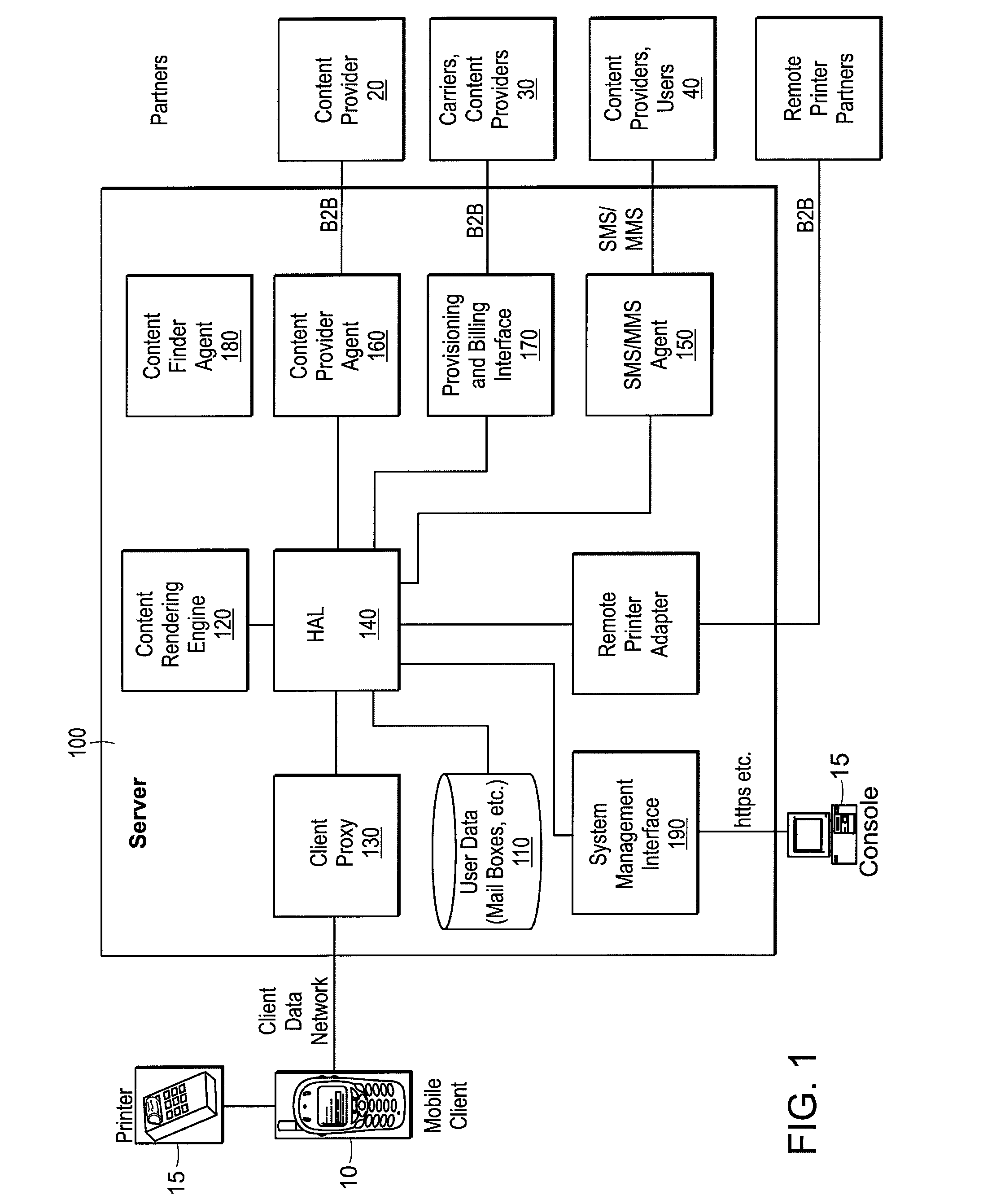 Media cartridge and method for mobile printing