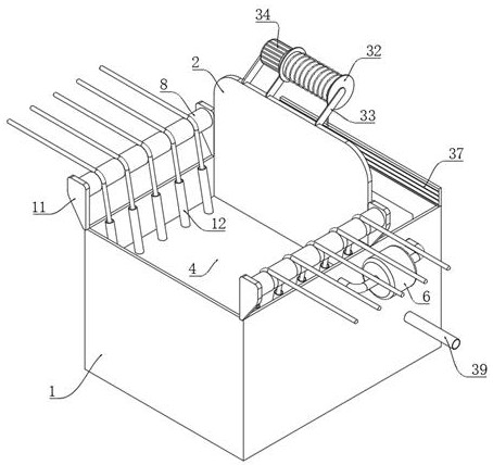 A processing device for galvanized wire and its processing technology