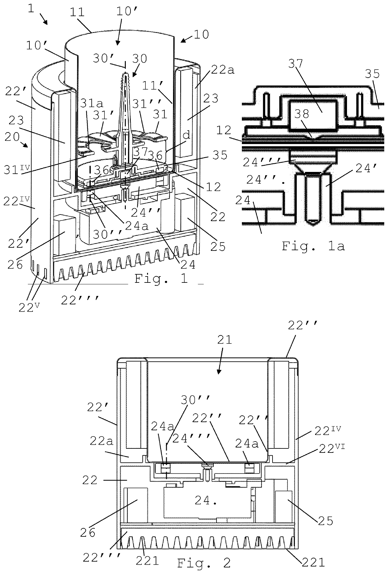 Machine for homogenising a food substance