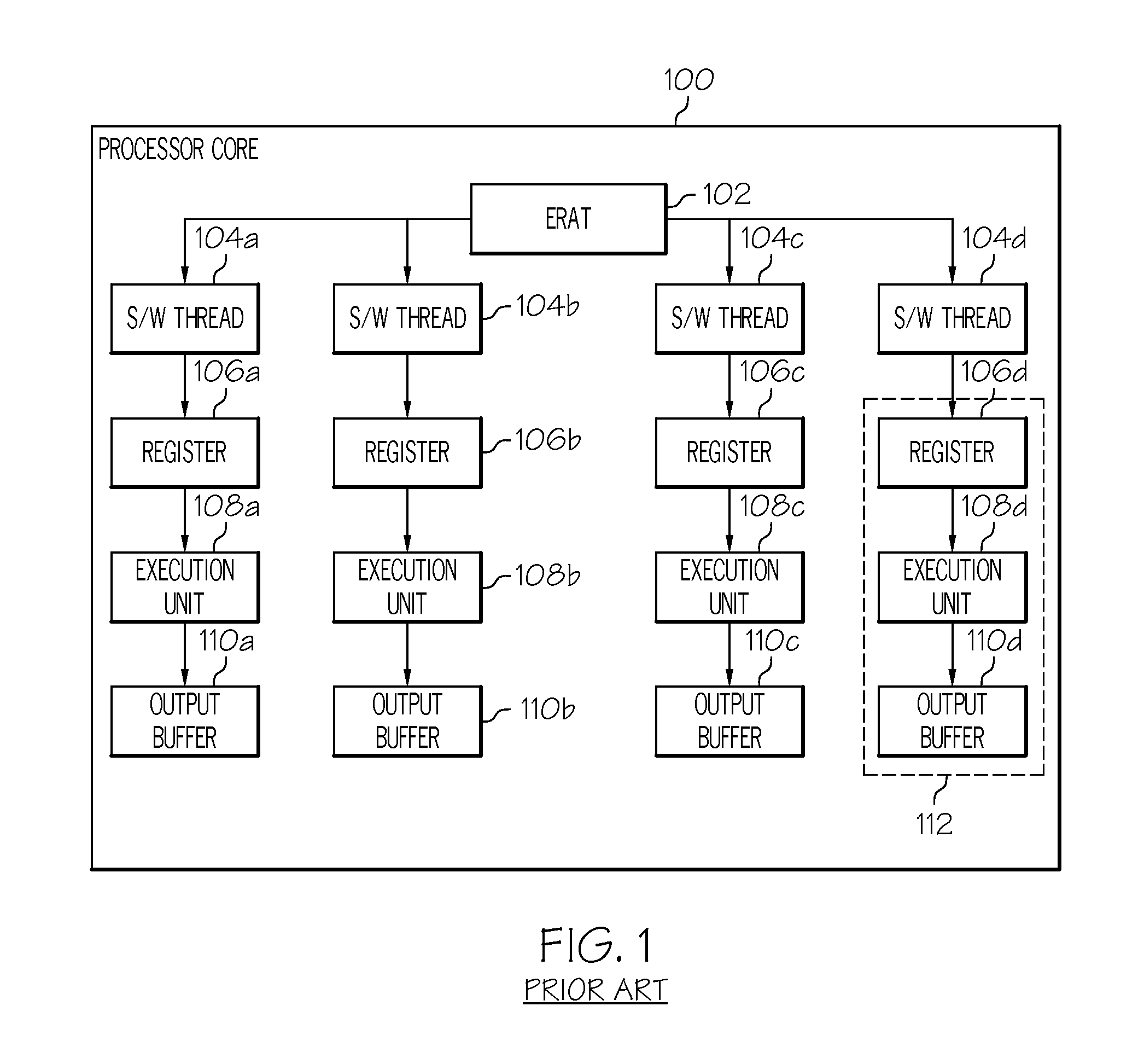 Single step mode in a software pipeline within a highly threaded network on a chip microprocessor