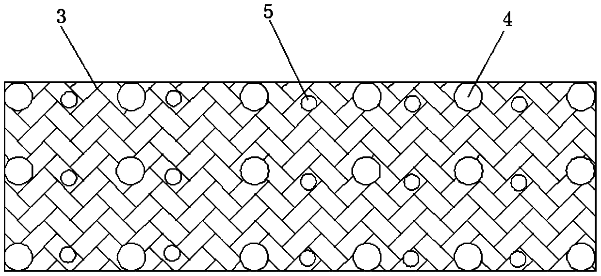 Spontaneous heating type floor for exercise room and pavement method of spontaneous heating type floor