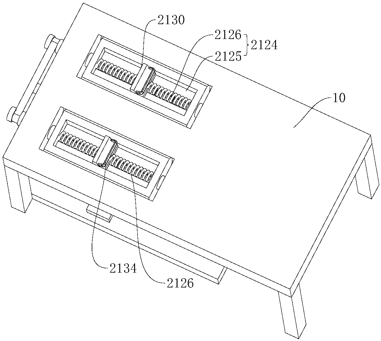 Leg healing training bed for orthopedics department