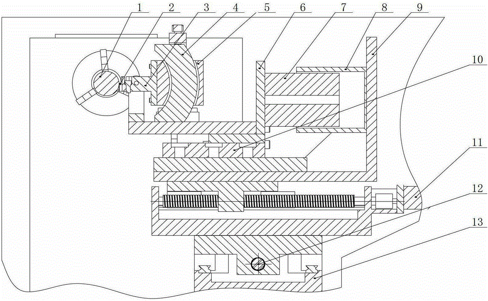 A swing-type non-circular cutting mechanism with variable inclination angle and its numerical control lathe