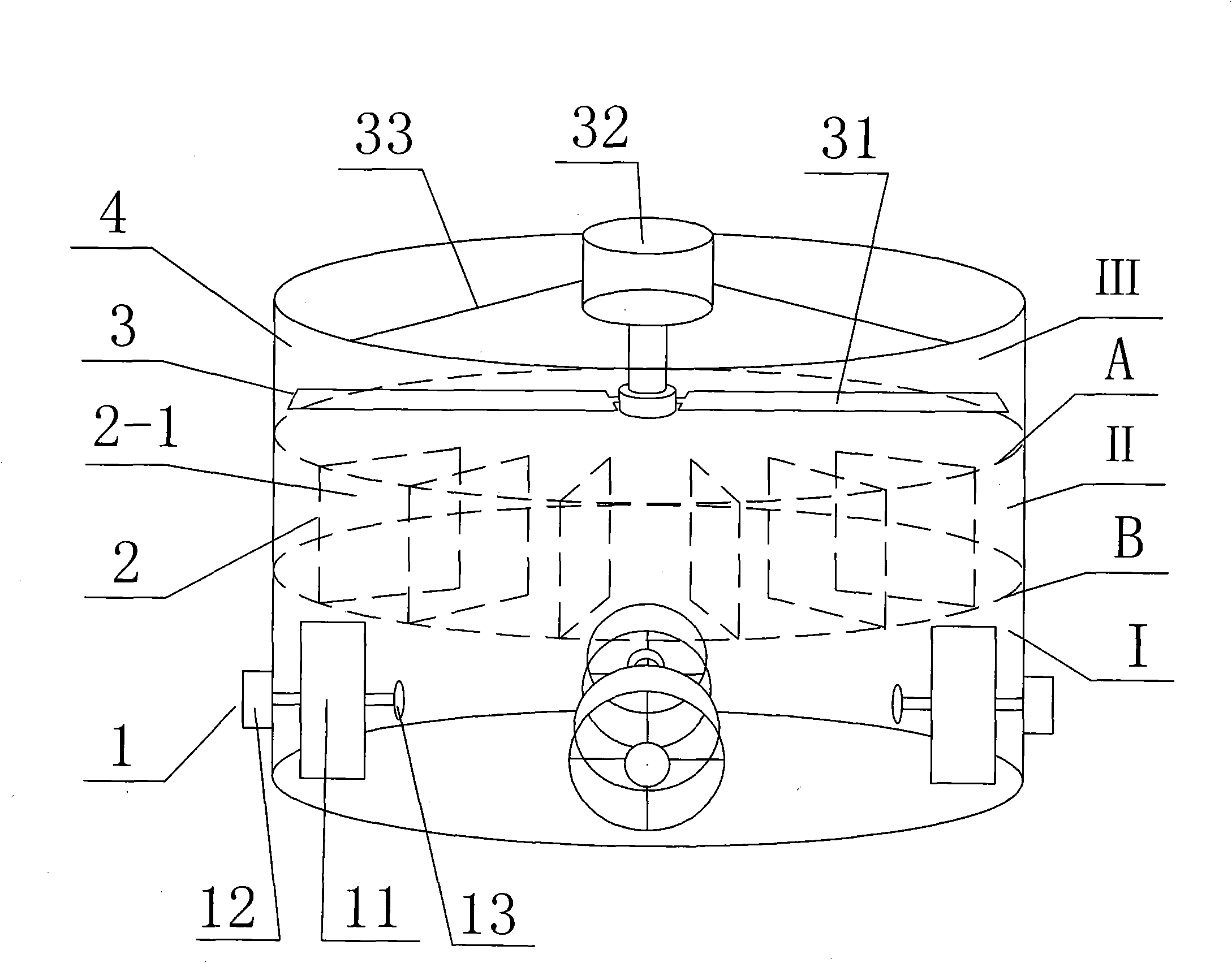 Duct single screw aircraft based on Magnus effect