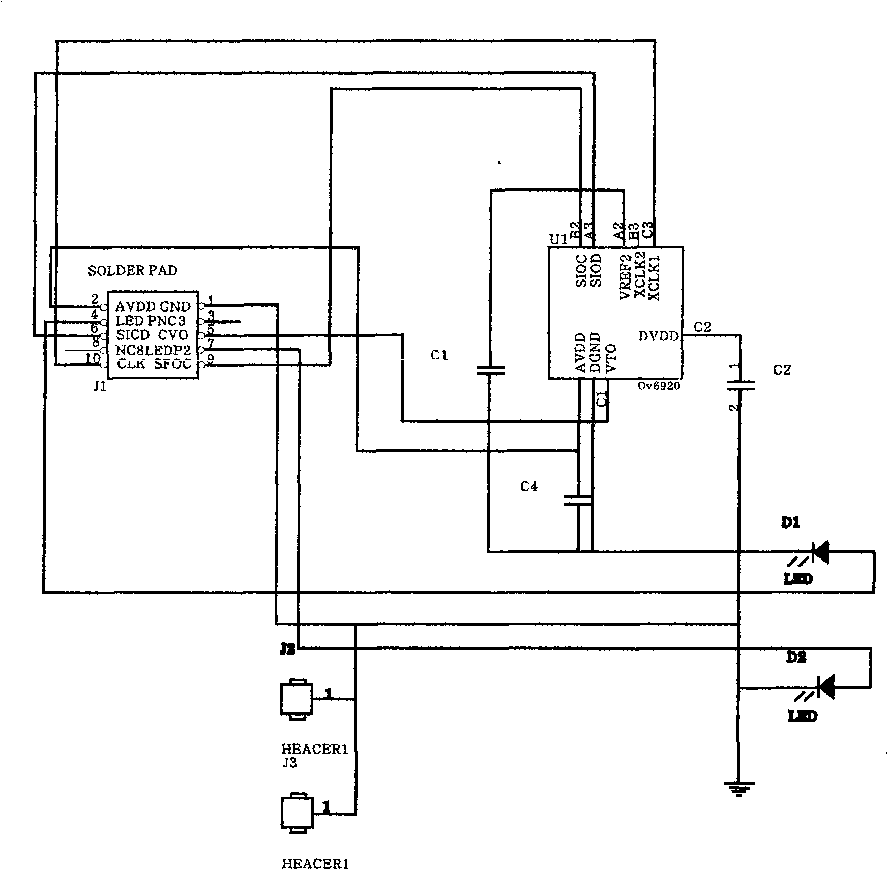 CMOS die set and application in medical instruments field