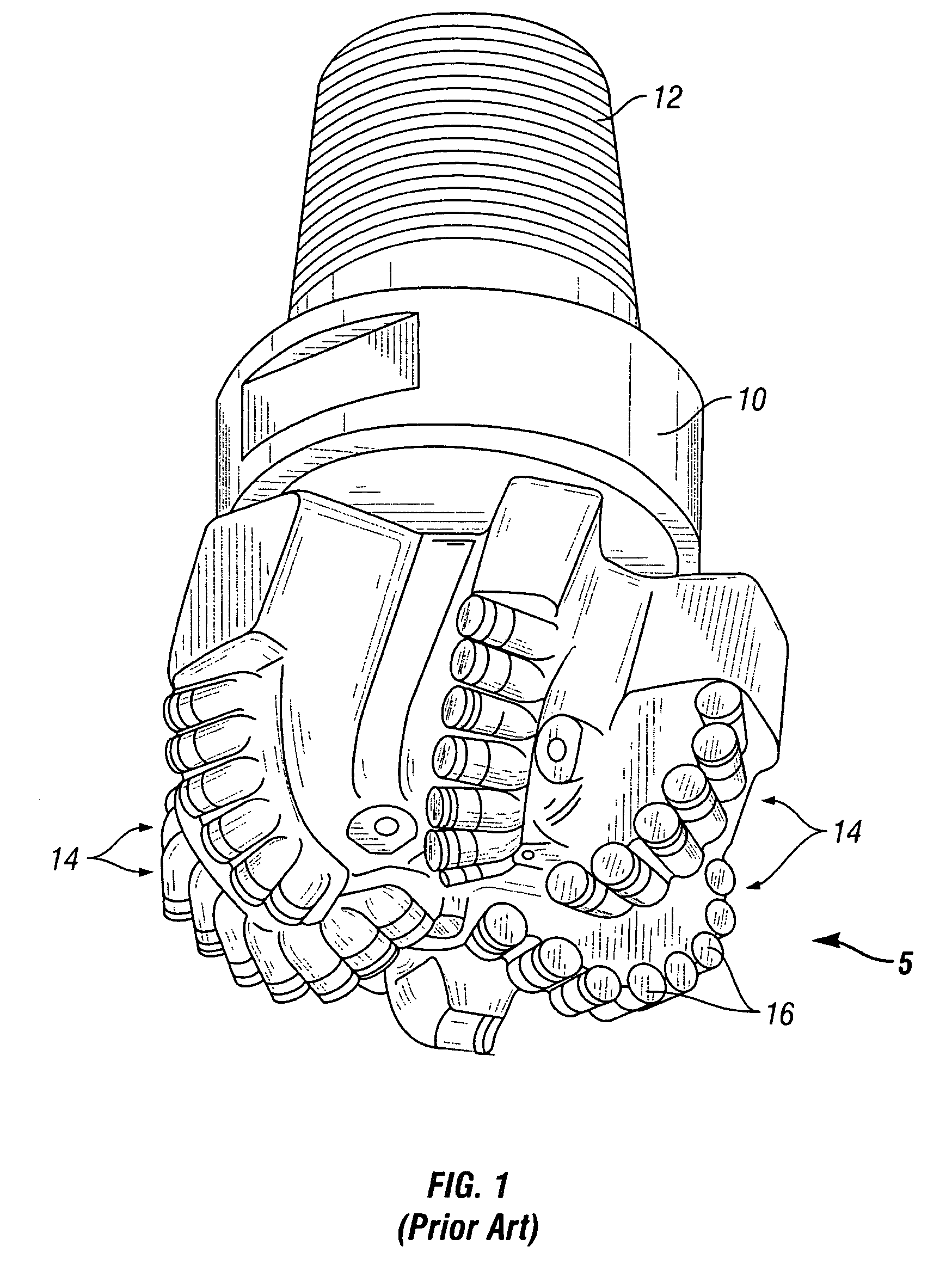 Fixed-head bit with stabilizing features