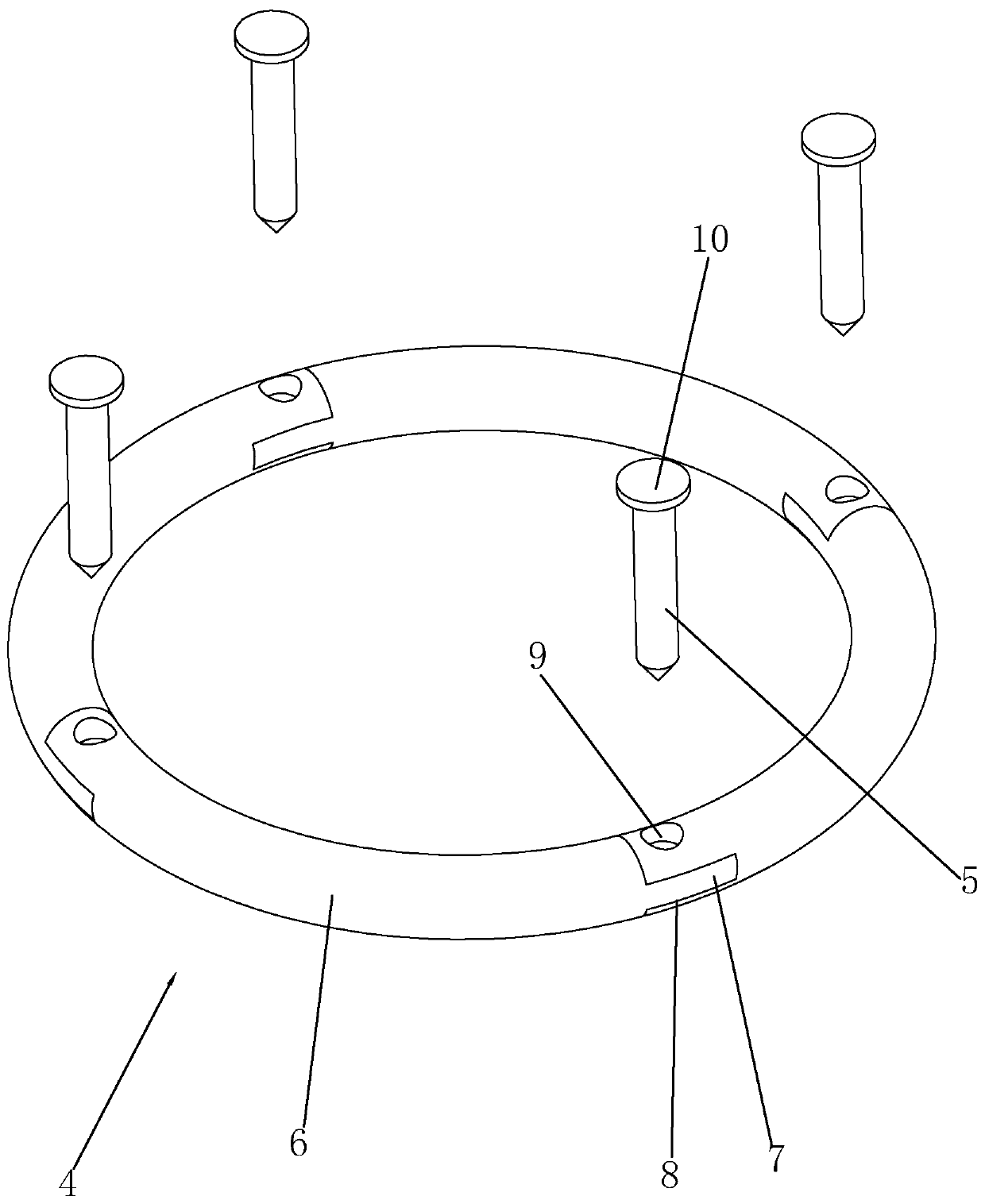 Side slope strengthening device for architectural and municipal civil engineering