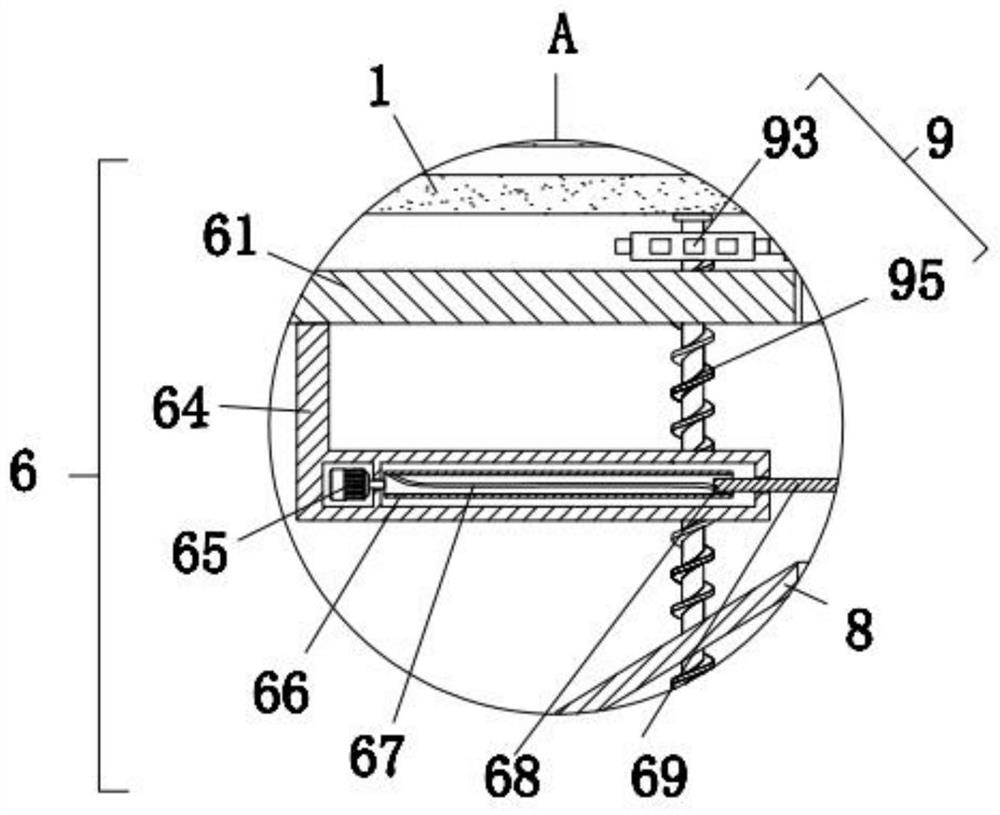 Induction type garbage classification device for urban communities