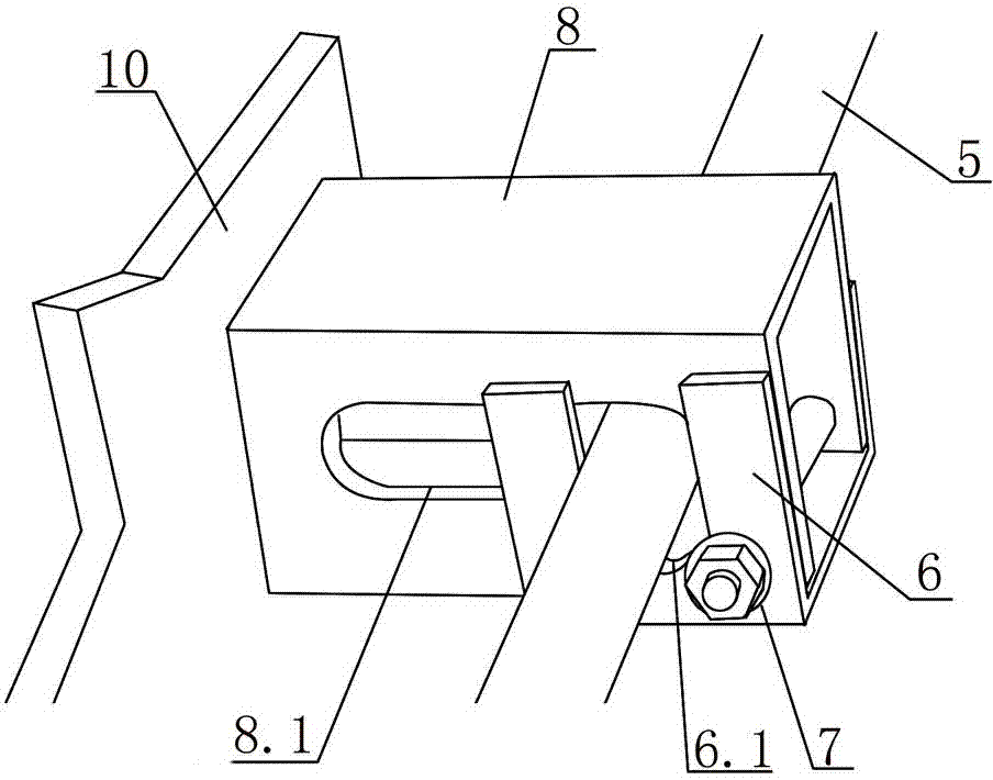 Outer curtain wall hollowed aluminum board rod net structure and construction method thereof