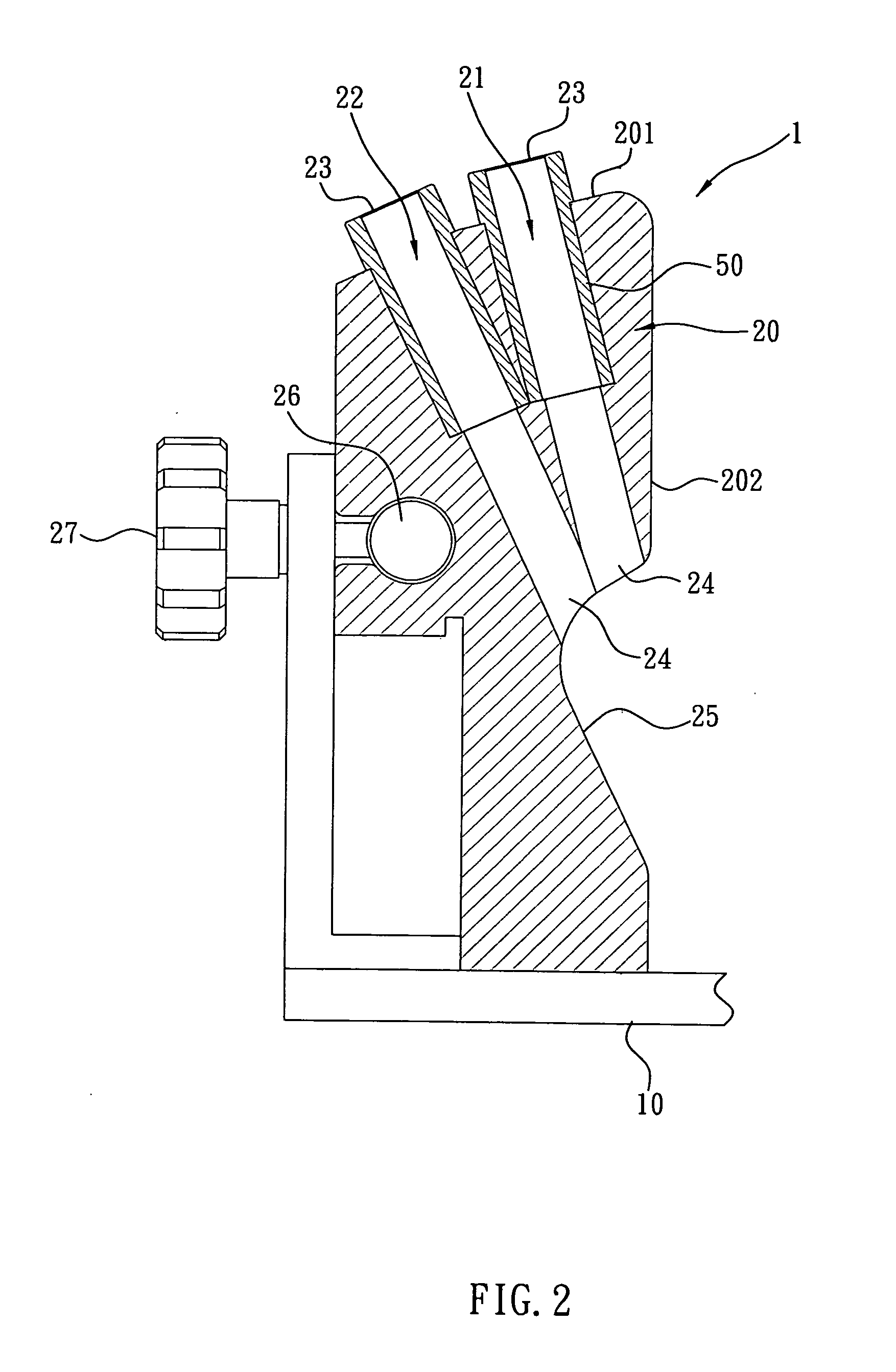 Inclined-hole drilling jig