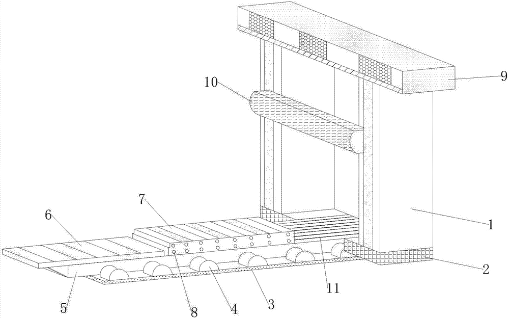 Manufacturing equipment of wear-resistant composite steel plate