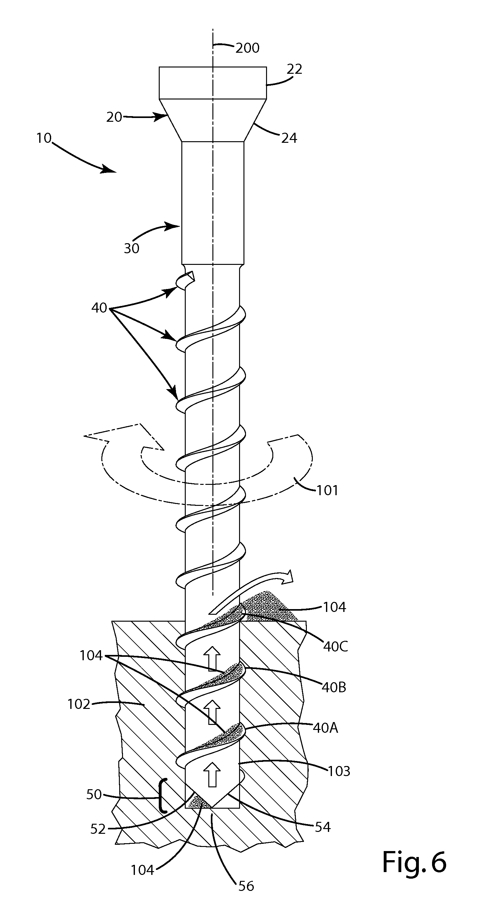 Fastener, installation tool and related method of use