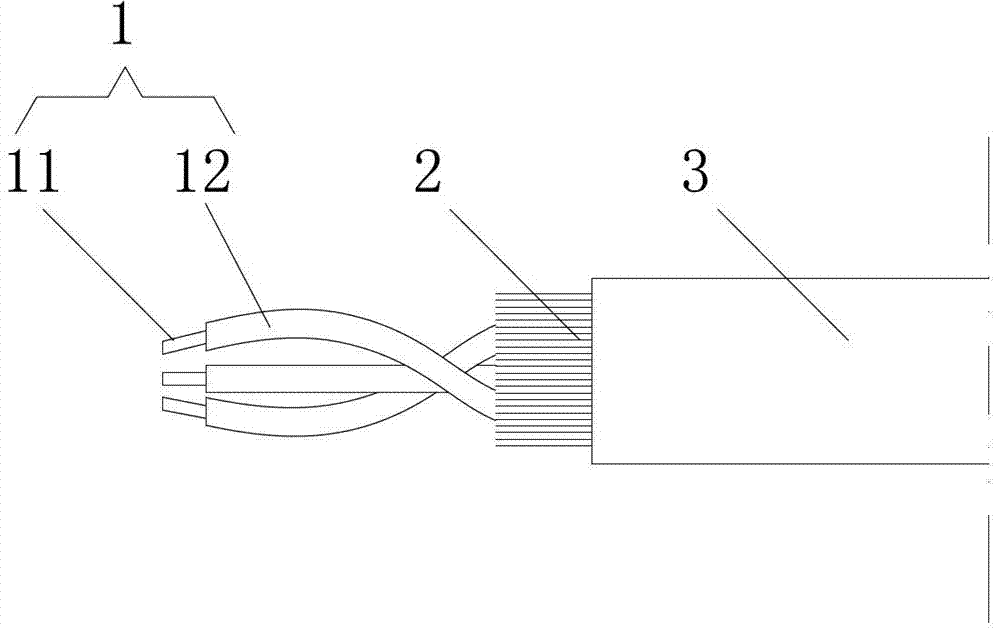 Electric wire skinning yarn-shearing machine