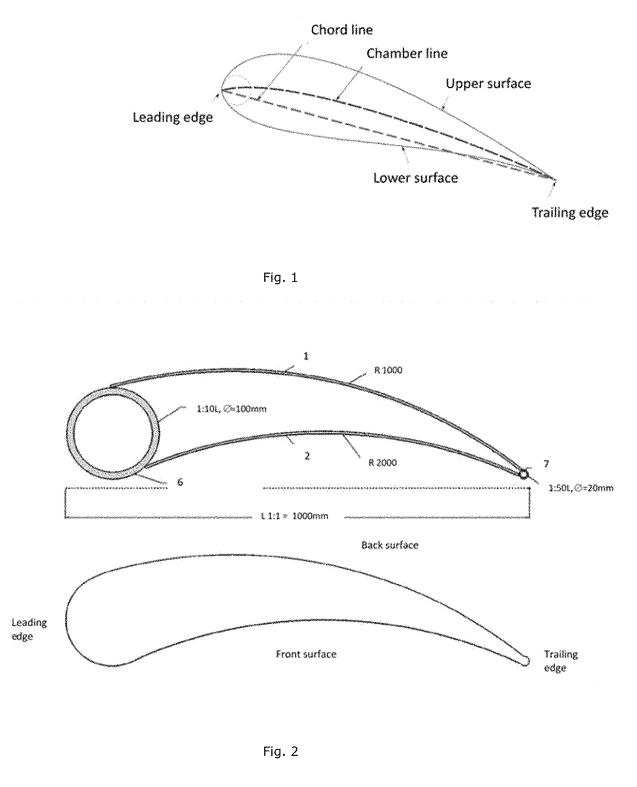 Airfoil shaped trawl door