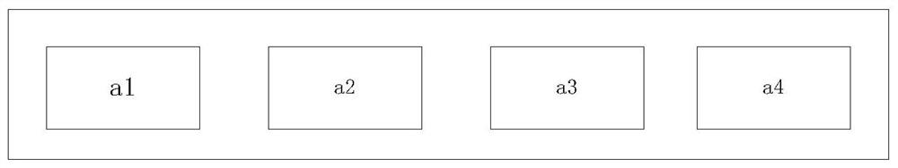 Web front-end horizontal advertisement display method, storage medium, device and system