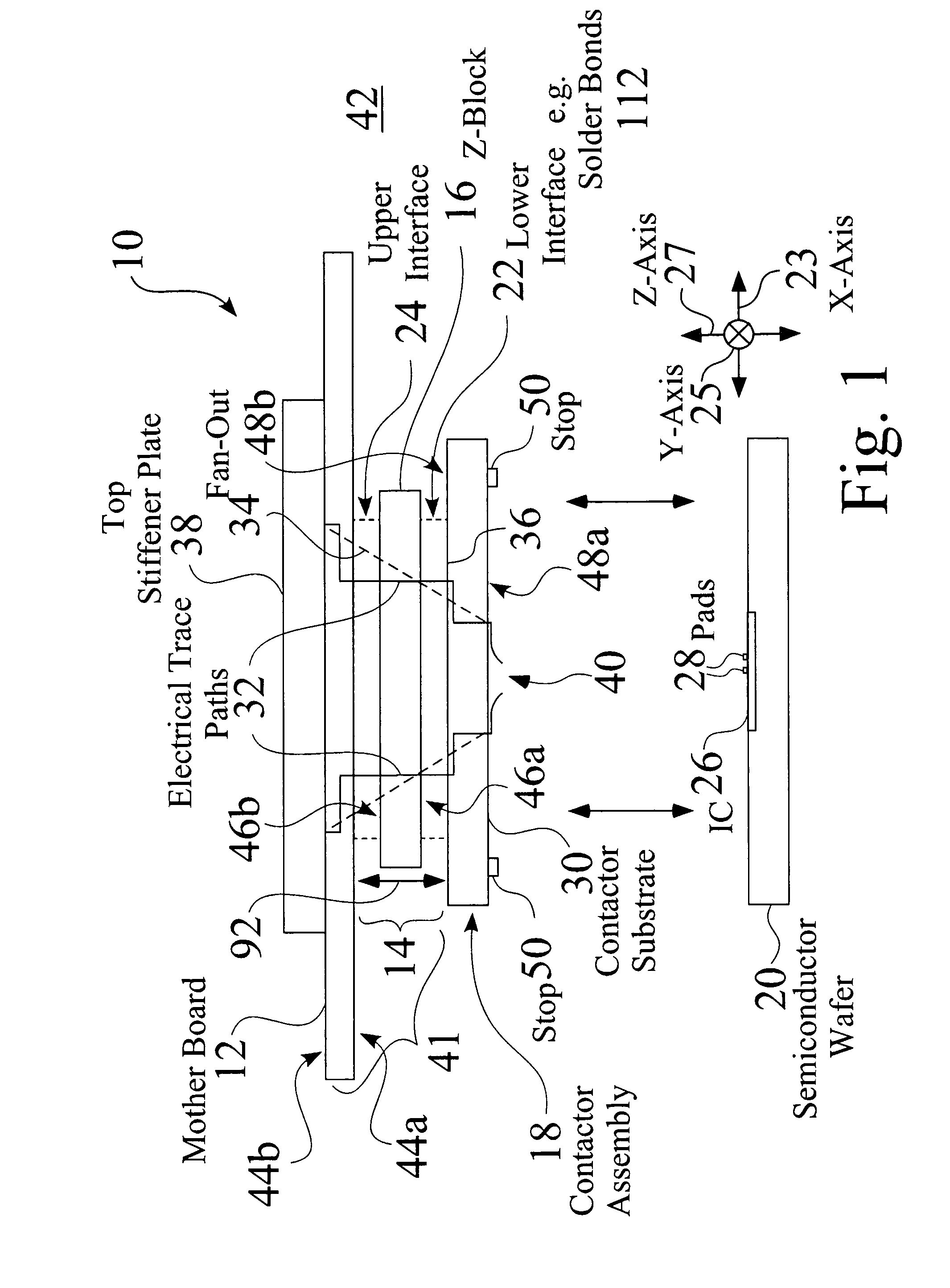 High density interconnect system for IC packages and interconnect assemblies