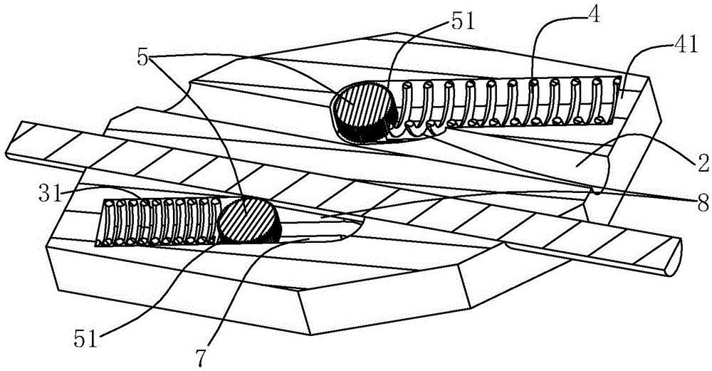 A tooth card connector