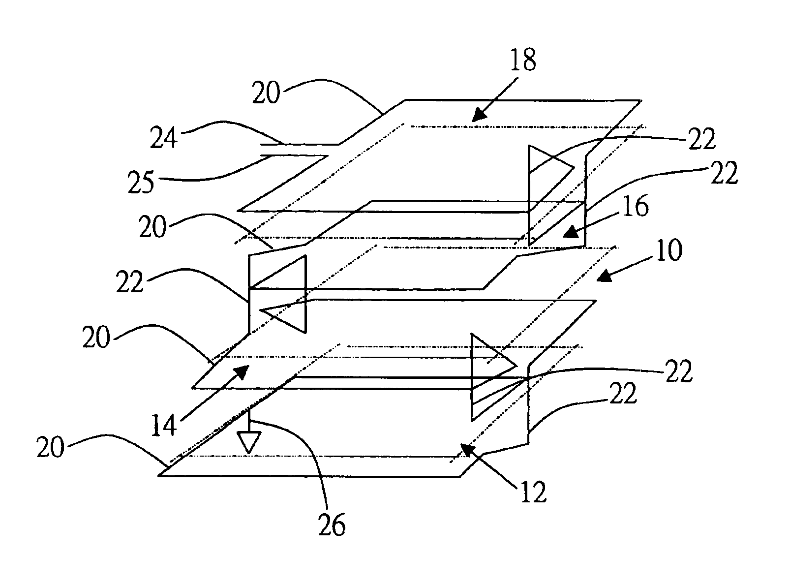 Symmetrical stacked inductor