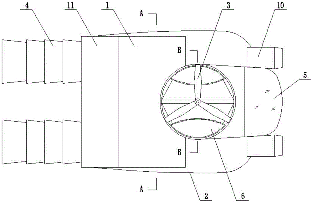 Gas wing airflow directional aircraft