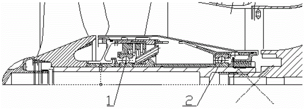 Thermal deformation-discordant single-rotor double-thrust bearing axial force testing method