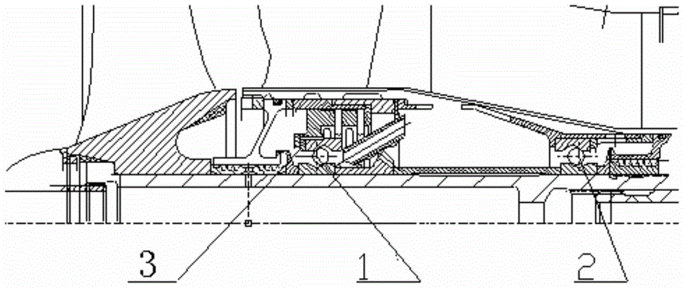 Thermal deformation-discordant single-rotor double-thrust bearing axial force testing method