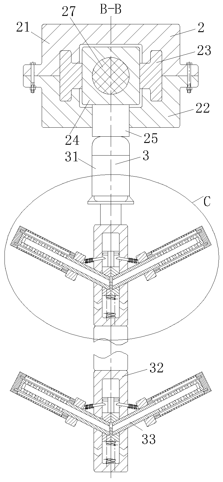 Shot peening machine