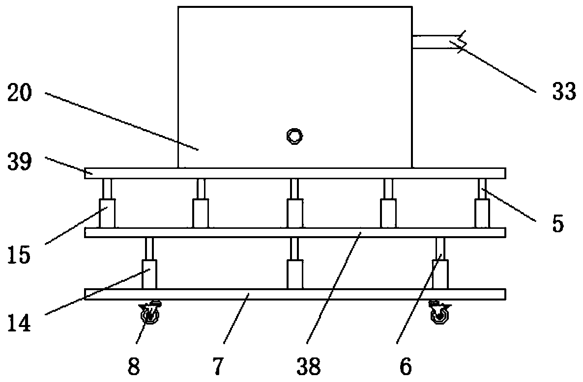 High-efficiency denitration and plume elimination system for flue gas from sintering machine