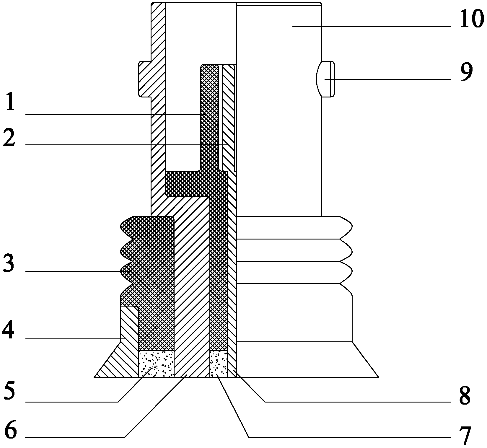 Coaxial tri-electrode plate type igniter