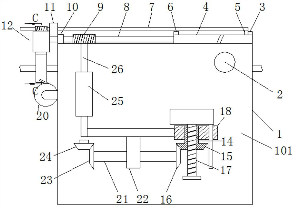 A device for cleaning debris on high-voltage lines and its application method