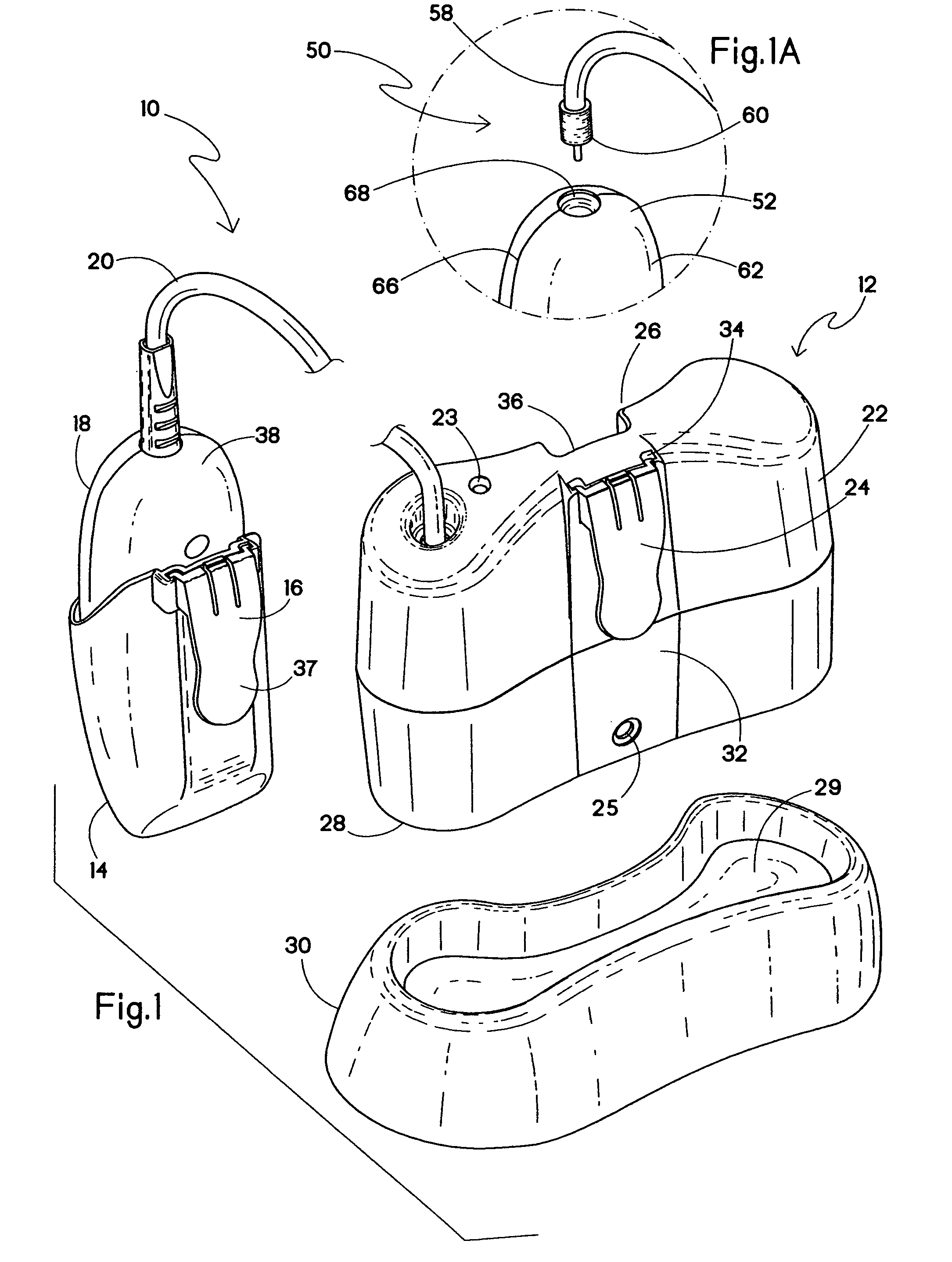 Belt or clothing-mountable battery-powered hair clipper with holster