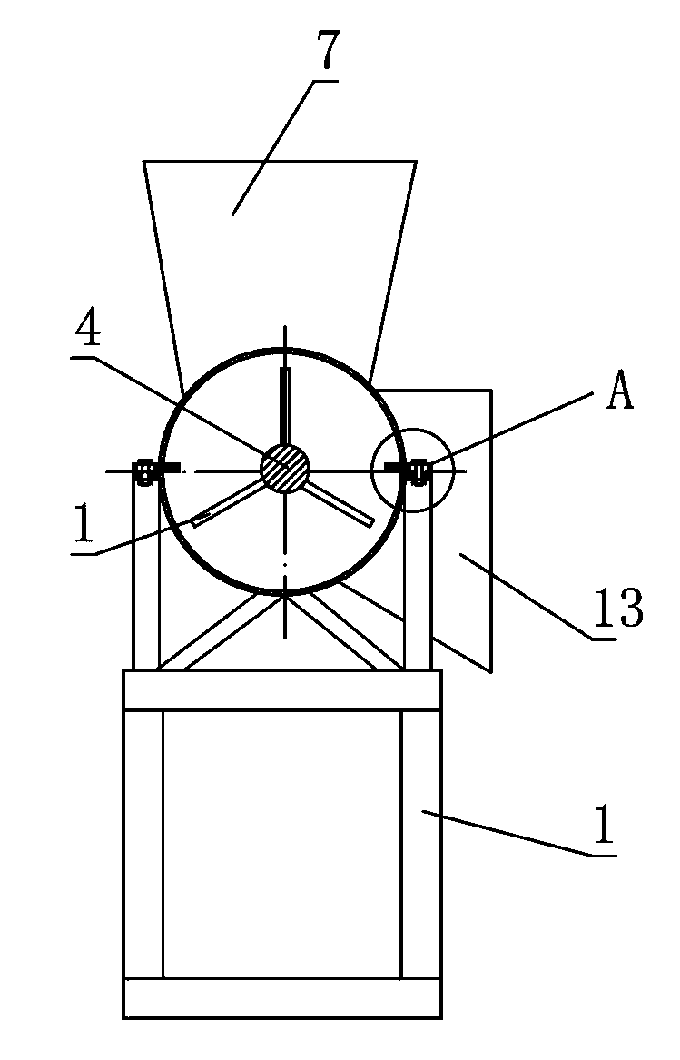 Straw devillicate machine