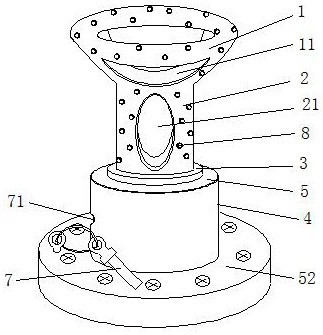 Rotatable ship mooring rope column