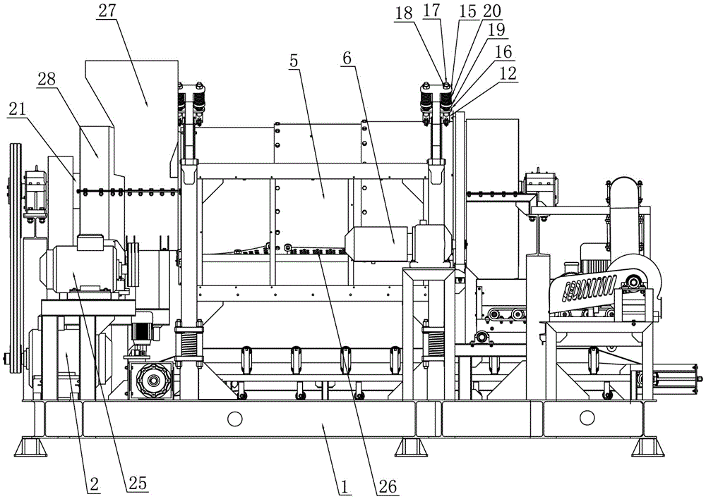 Thin film feeding and shredding device