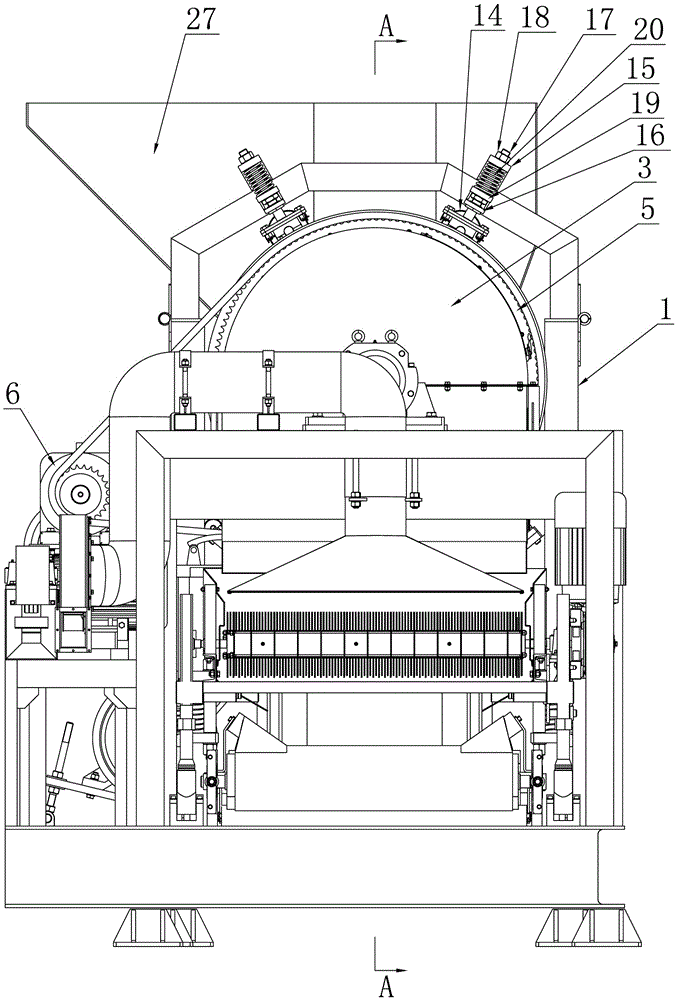 Thin film feeding and shredding device