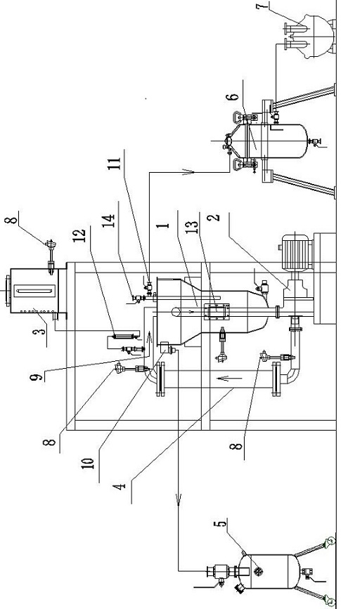 A continuous crystallization device and method for spheroidizing large-particle ammonium perchlorate