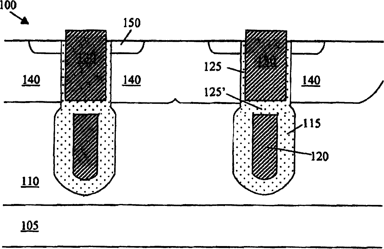 Double gate manufactured with locos techniques