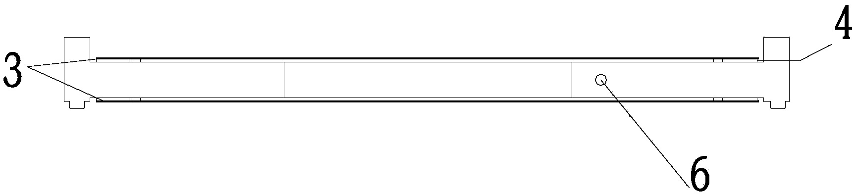 Split type flat membrane